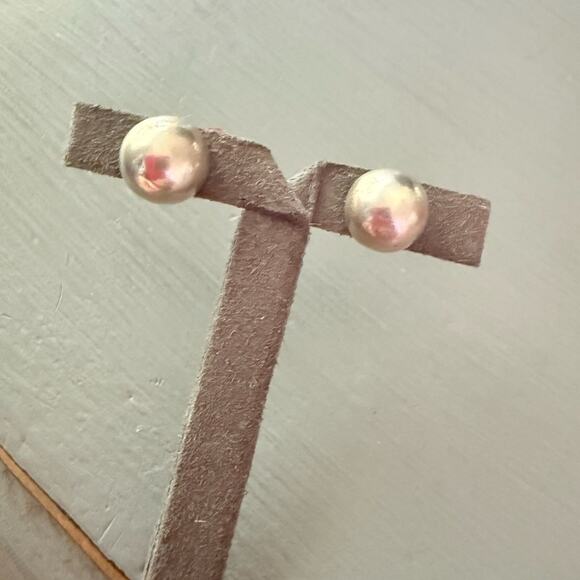 Mexico 925 Sterling Silver Stud Earrings - Picture 4 of 7